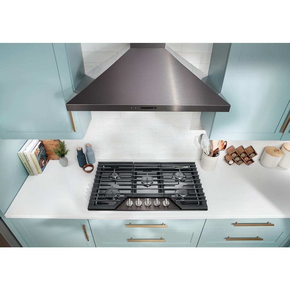 36" Chimney Wall Mount Range Hood with Dishwasher-Safe Grease Filters