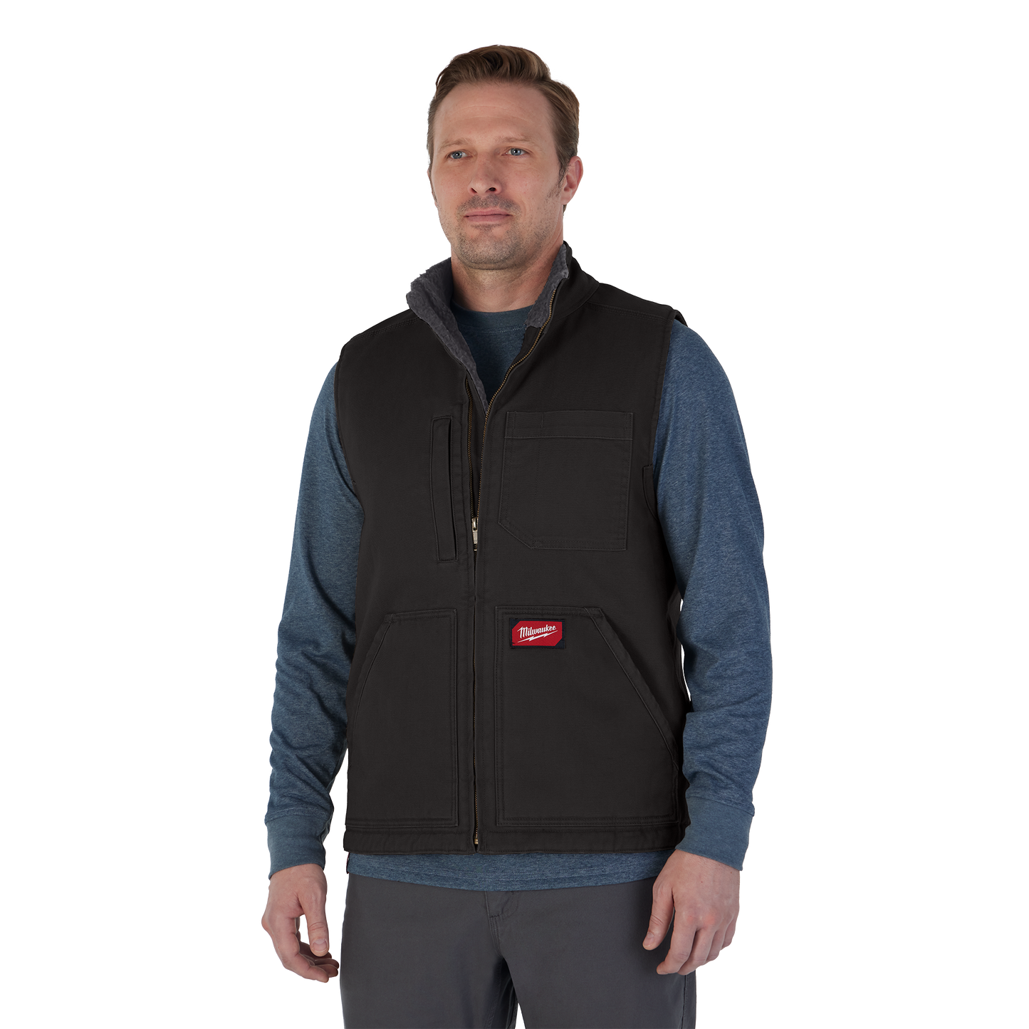 Milwaukee GRIDIRON™ Sherpa-Lined Vest - Black XL
