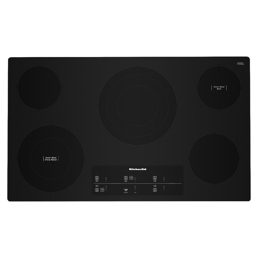 36" Electric Cooktop with 5 Elements and Touch-Activated Controls
