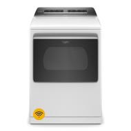 White top load electric dryer with digital control panel from Dryers and Appliances collections