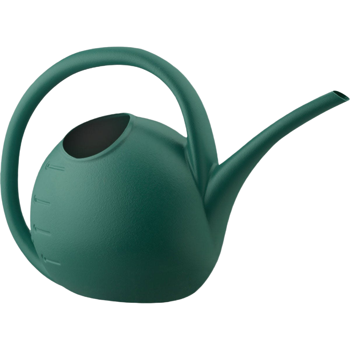 Green poly watering can with ergonomic handle and long spout for garden use in Lawn & Garden under $50 collection