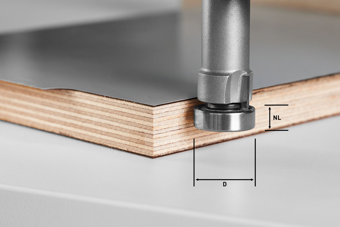 Festool 490565 Edge trimming cutter HW/KLS D22/8-OFK