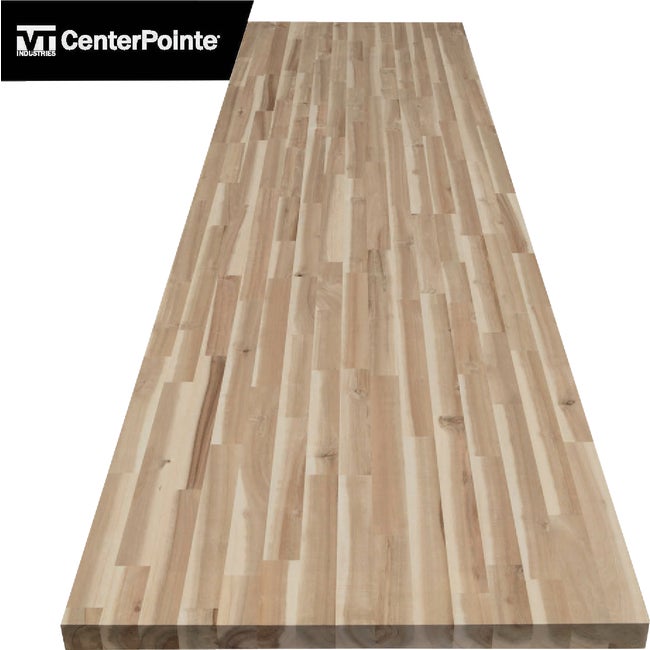 25 in. x 98 in. Acacia Butcher Block Counter Top