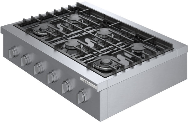 800 Series, Gas Rangetop, 36 ", Stainless steel