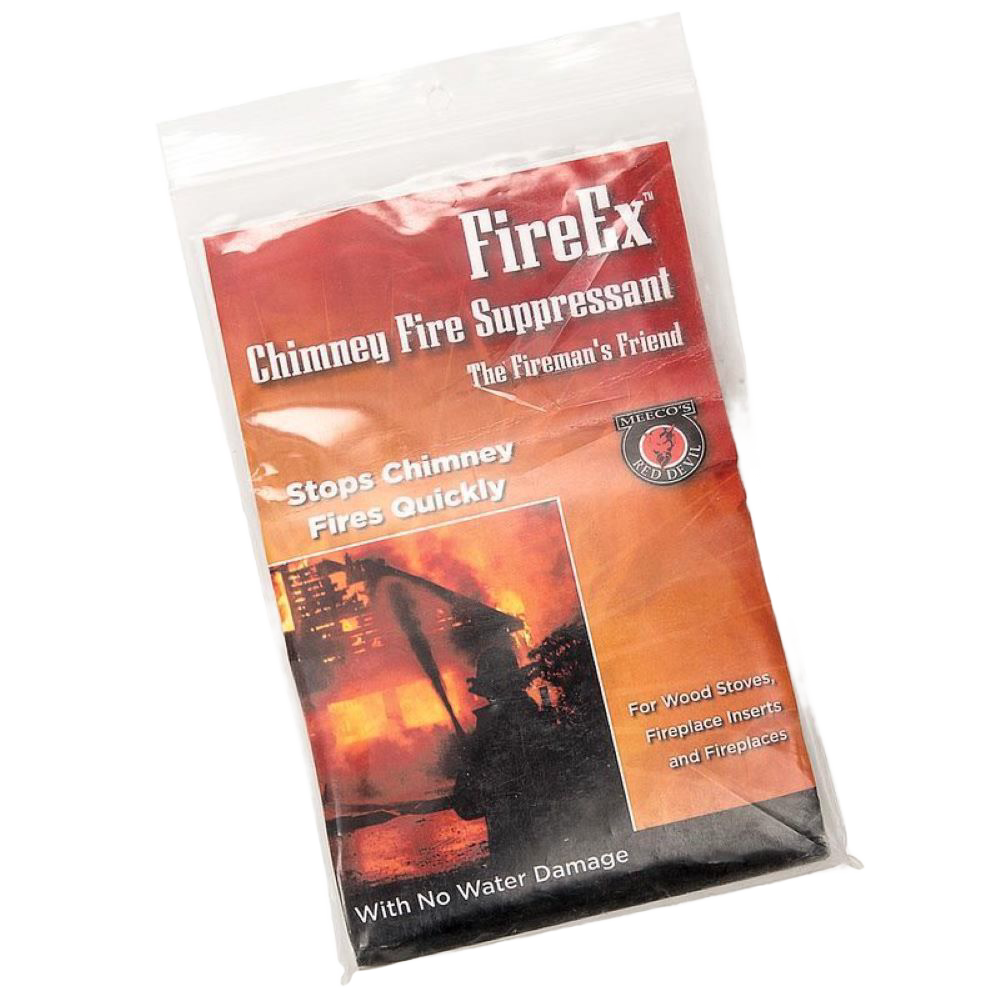 FireEx chimney fire suppressant packet for wood stoves and fireplaces in Plumbing and Home Improvement collections