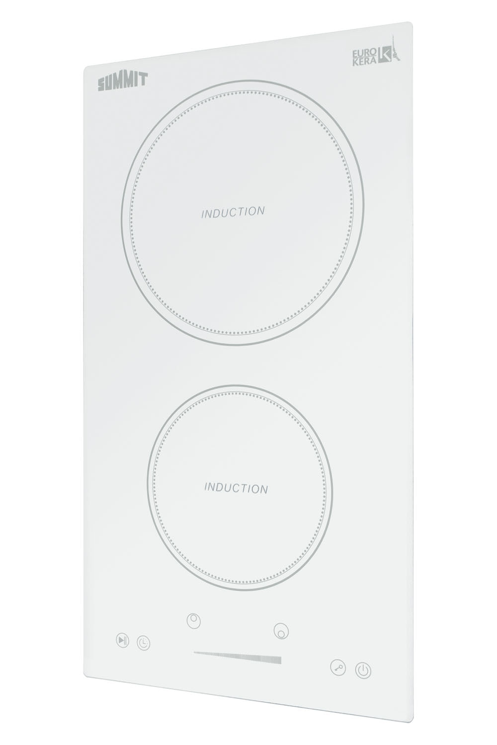 12" Wide 208-240V 2-Zone Induction Cooktop