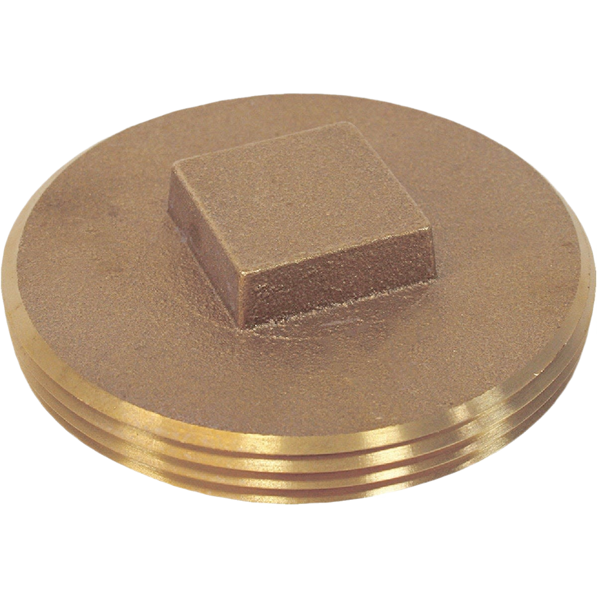 4-inch IPS brass drain plug with raised square head for plumbing in Pipes & Fittings and Under $50 collections