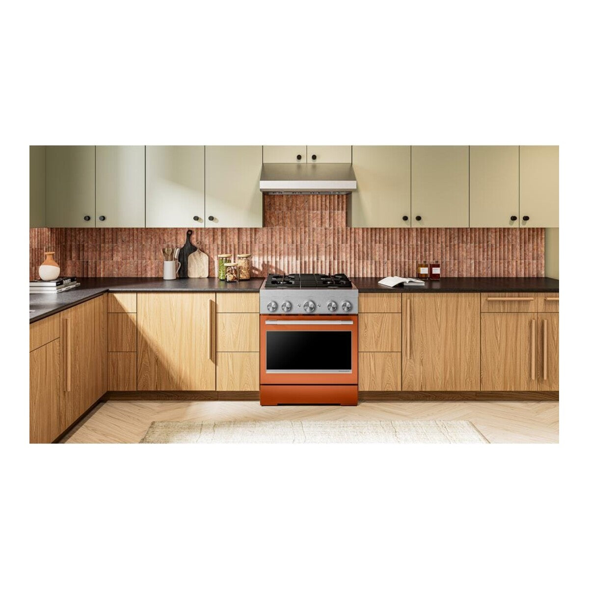 30-Inch 4 Burner Commercial-Style Dual Fuel Range with No Preheat Air Fry Mode