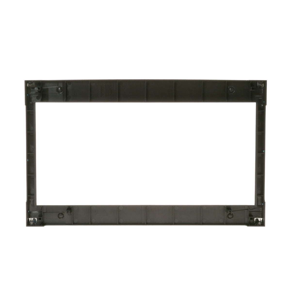 Matte black trim kit frame for 27-inch built-in microwaves in kitchen appliances and home improvement tools collections