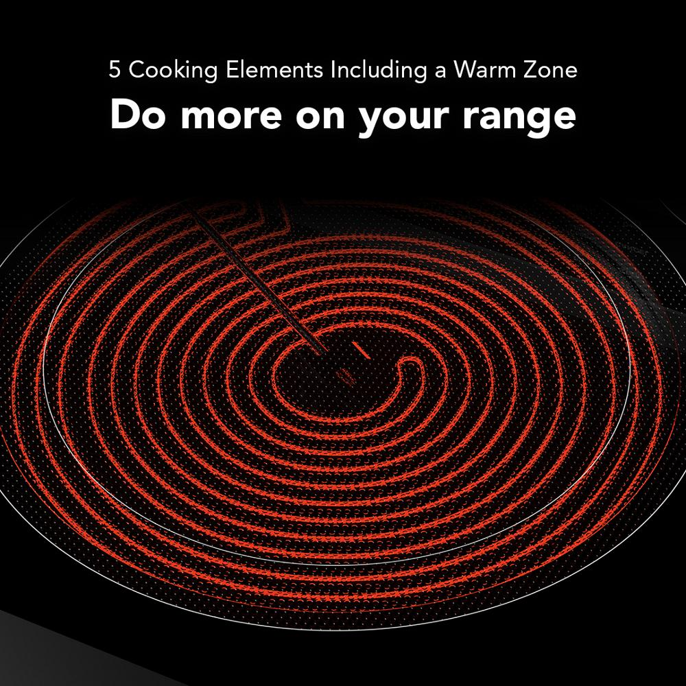 5.3 Cu. Ft. Smart Freestanding Electric Range with Convection Cooking Modes