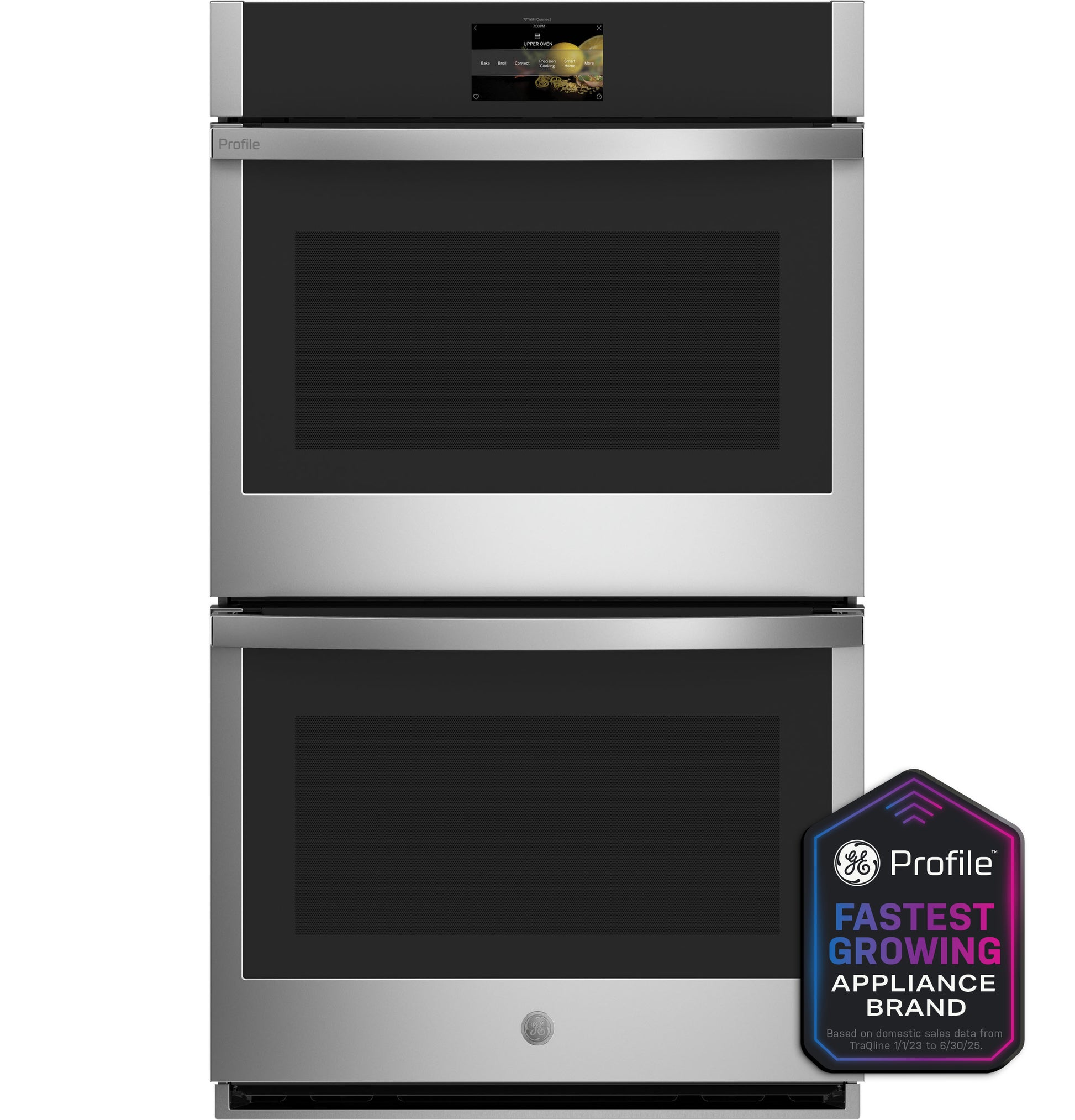 Double wall convection oven with stainless steel finish and touchscreen control in Kitchen & Kitchenware appliances collection