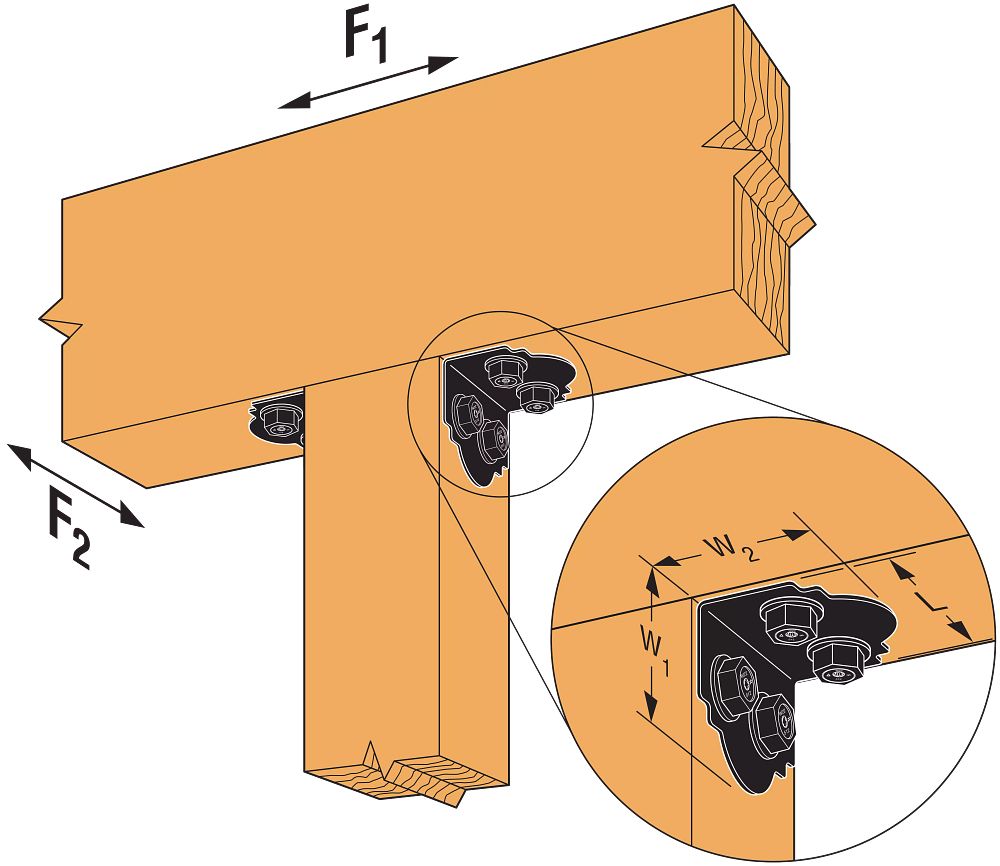 Simpson Strong-Tie 6X 90 Degree Reinforcing Angle