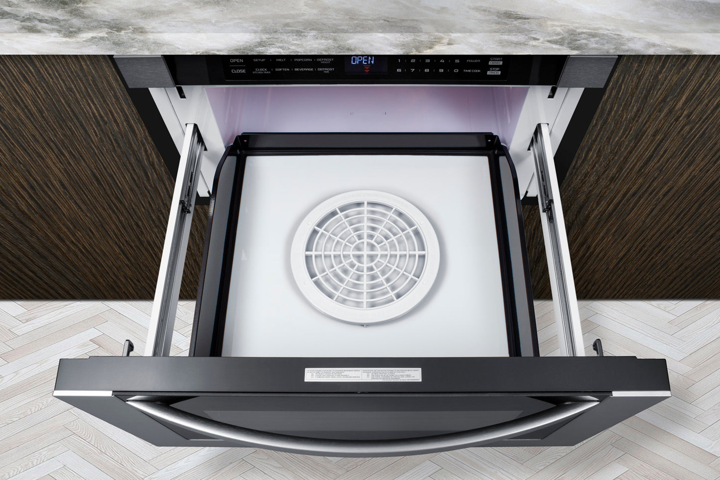 24" Wide Built-In Drawer Microwave