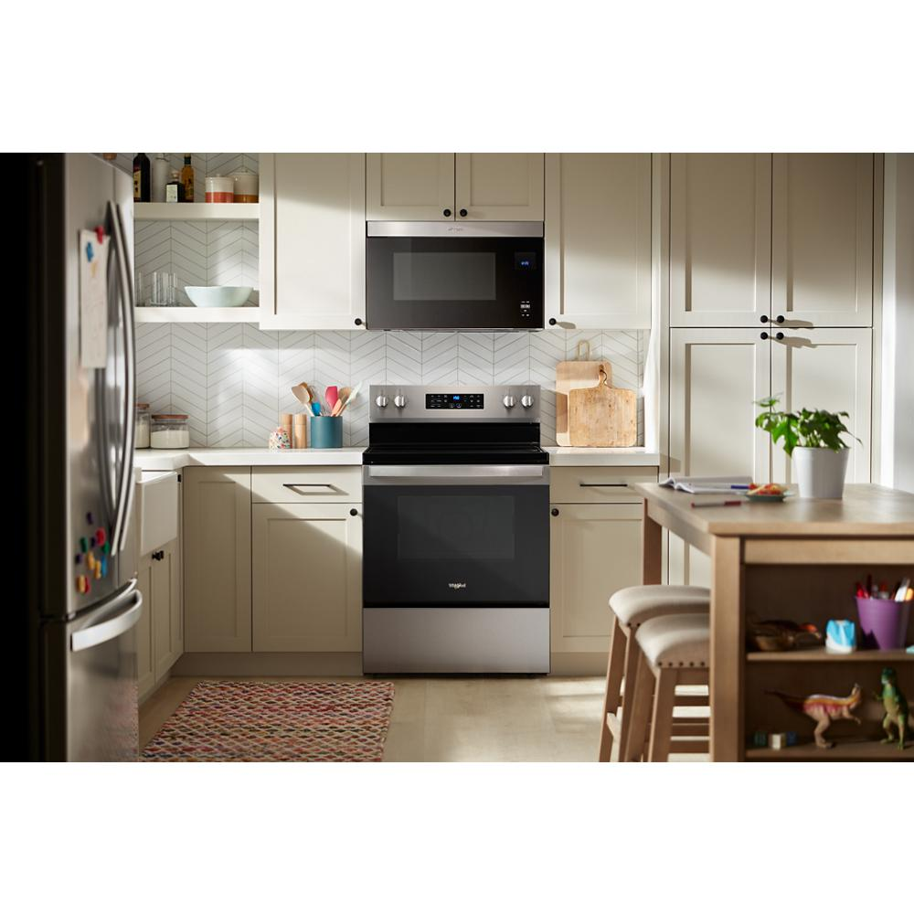 30-inch Electric Range with Air Cooking Technology and Steam Clean