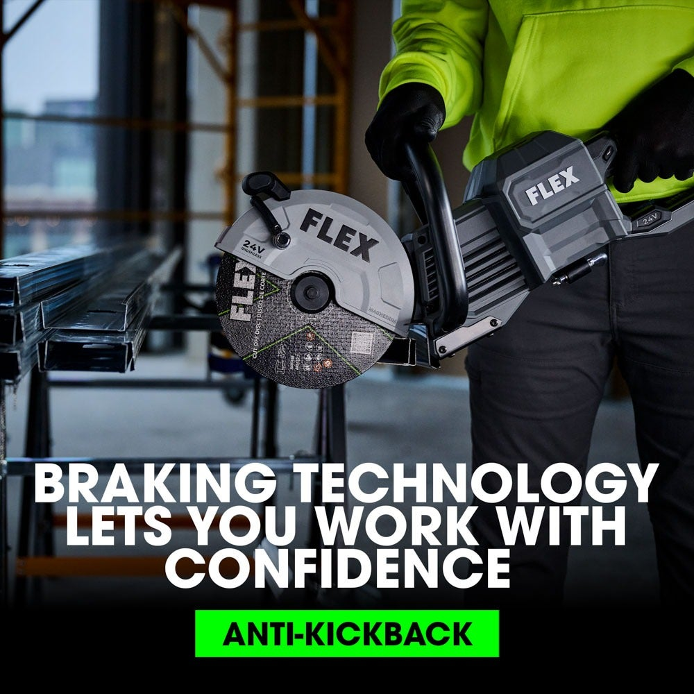 FLEX 24V 9" Handheld Cut-Off Saw Stacked Lithium Kit