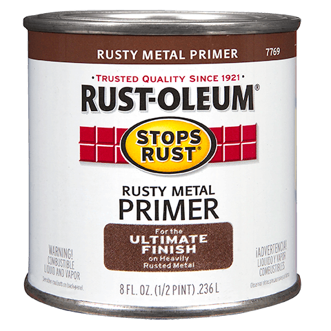 Rust-Oleum Stops Rust rusty metal primer can of specialty paint for home improvement and tools collections