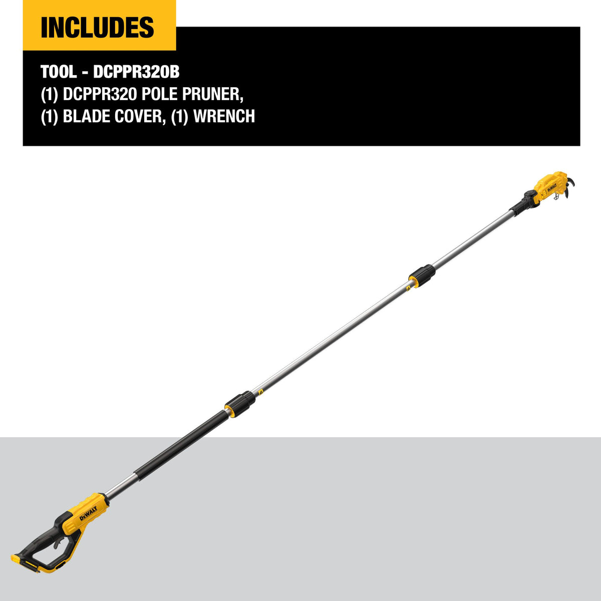 DEWALT 20V MAX* 1-1/2" Cordless Pole Pruner (Tool Only)