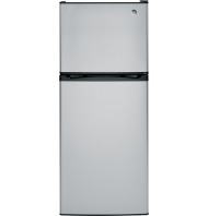 Stainless steel top-freezer refrigerator with separate freezer and fridge compartments, part of Refrigerators, Top Freezer Refrigerators, Kitchen & Kitchenware, and Appliances collections.