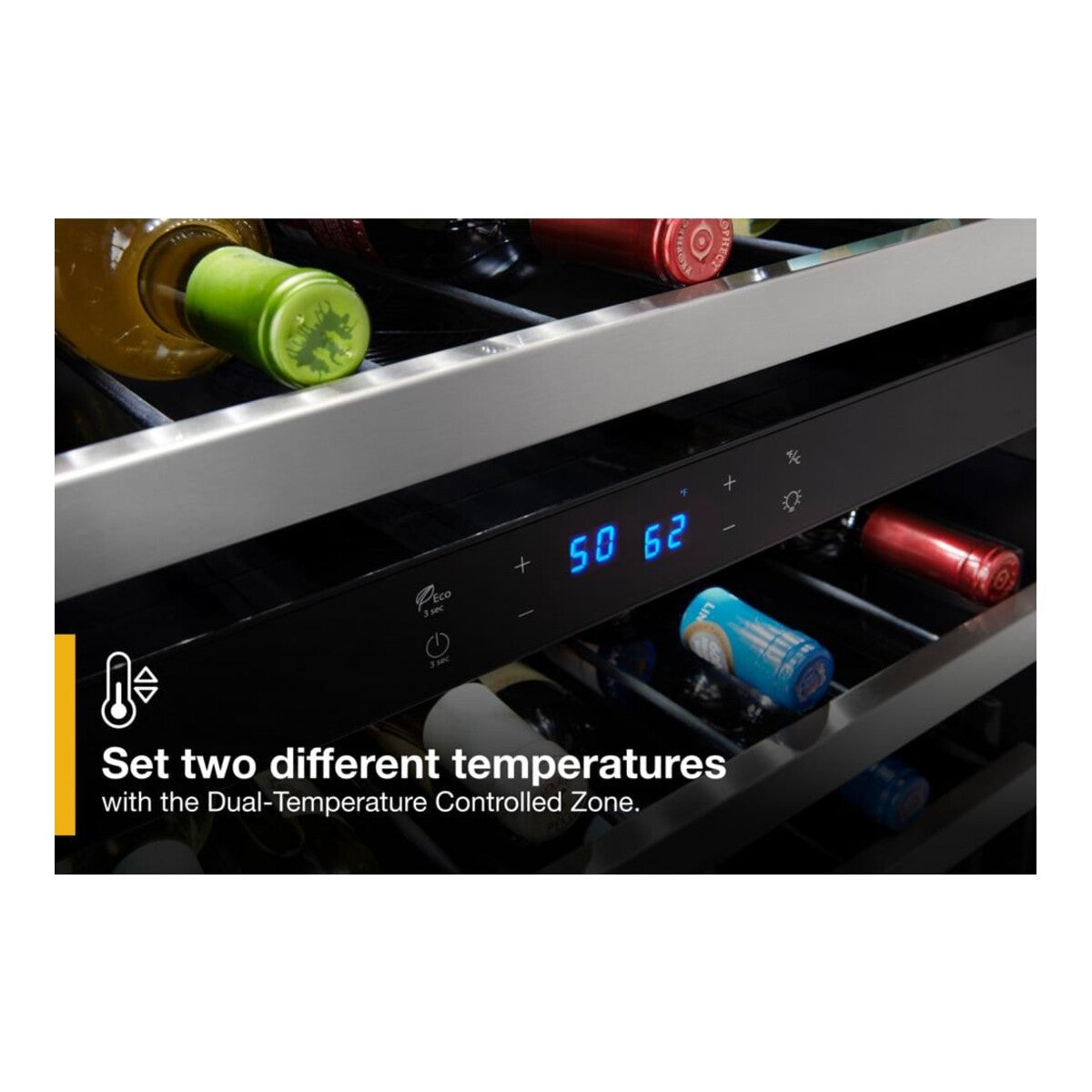 24-inch Wide Undercounter Wine Center with 46-Bottle Wine Storage