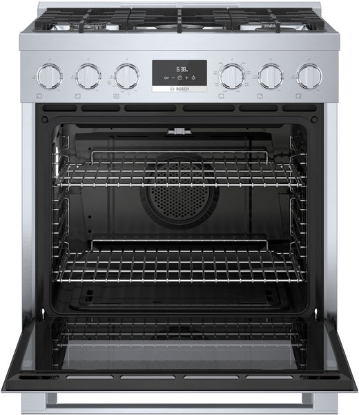 800 Series, Dual Fuel Freestanding Range, 30'', Stainless Steel