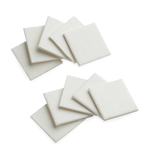 Set of ten white pluggable diffuser replacement pads for home decor and furniture under $50 collection