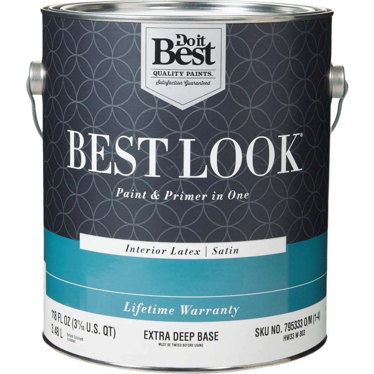 1-gallon can of interior latex satin finish paint and primer in one for home improvement under $50 collection