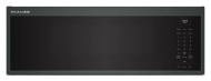 Black smart low profile microwave hood with touch control panel from KitchenAid Appliances collection