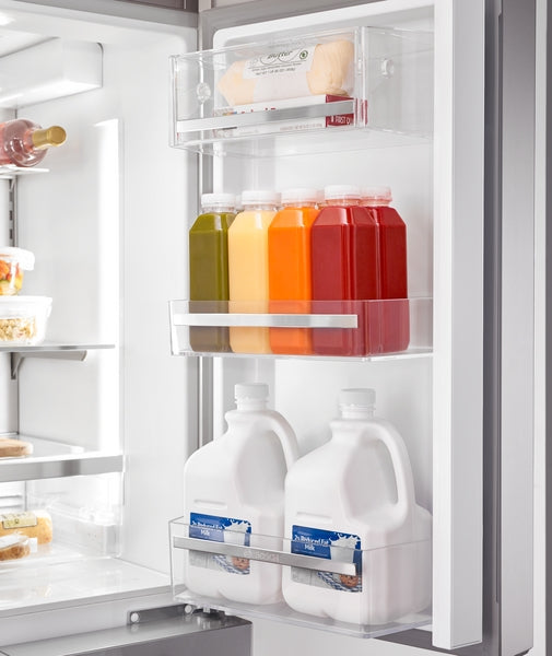 800 Series, French Door Bottom Mount Refrigerator, 36'', Stainless Steel