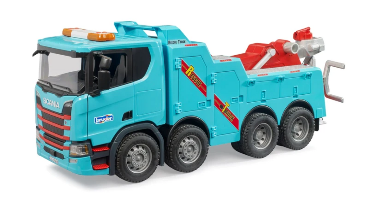 Bruder 03553 Scania Super 560R Recovery and Towing Truck with Light and Sound Module