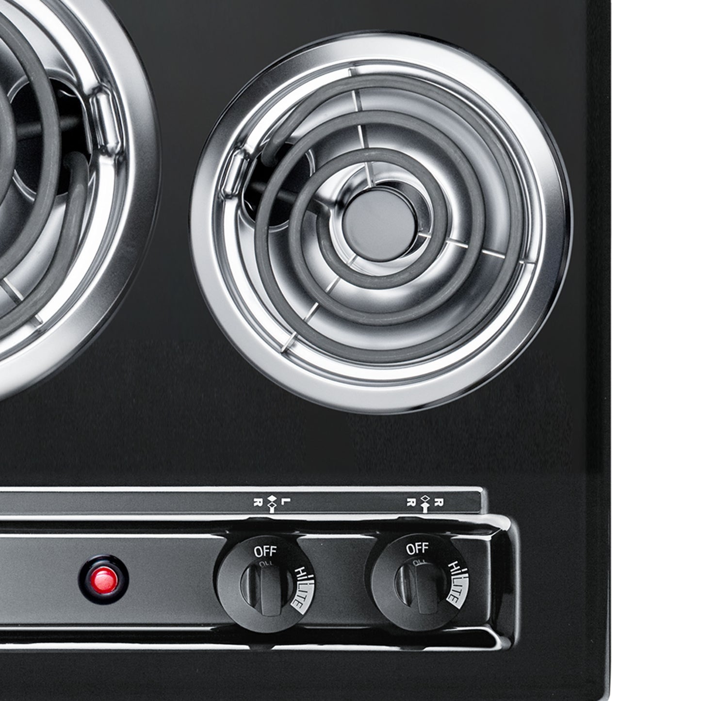 24" Wide 4-Burner Coil Cooktop