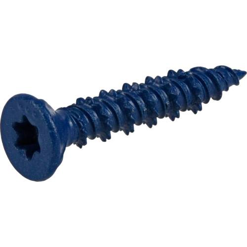 Blue coated round hole fastener screw for lumber and building materials in hardware and fasteners collections under $50
