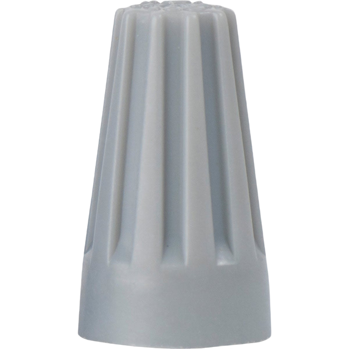 Gray durable wire connector for electrical and home improvement projects in tool and accessory collections