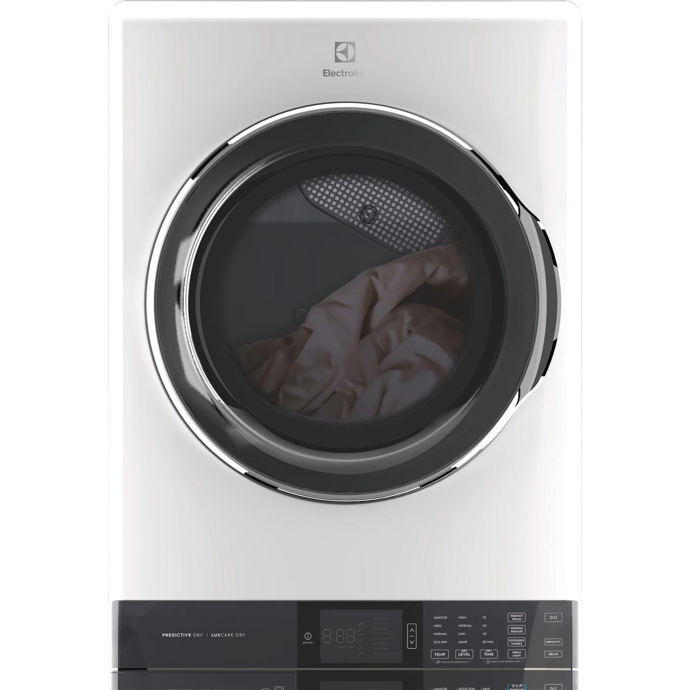Laundry Tower Single Unit Front Load 4.5 Cu. Ft. Washer & 8 Cu. Ft. Electric Dryer