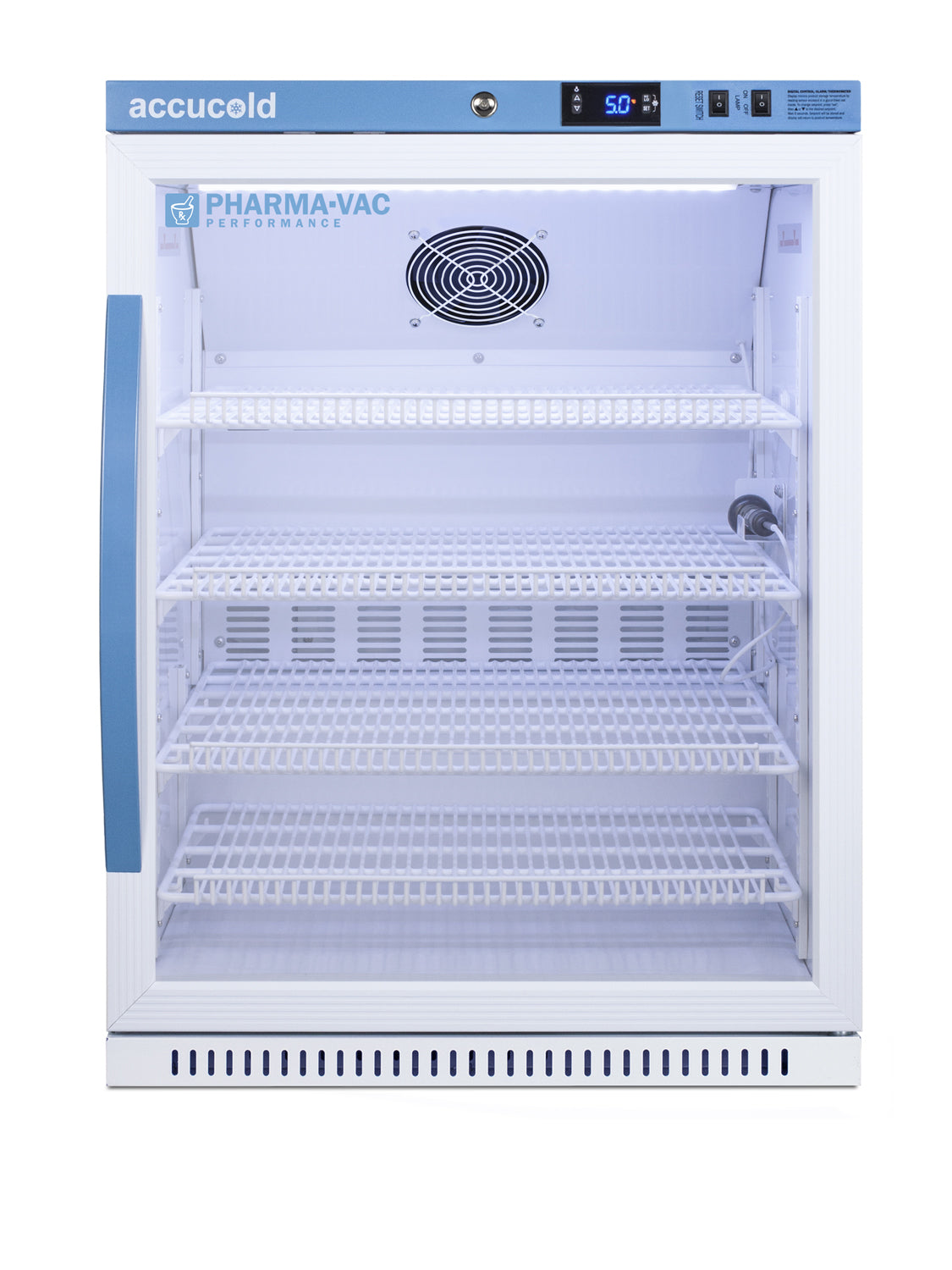 Pharma-Vac upright vaccine refrigerator with digital controls and glass door, for Refrigerators and Appliances collections