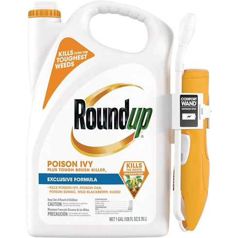 1-gallon weed killer container with comfort wand for poison ivy and tough brush removal in lawn care collections