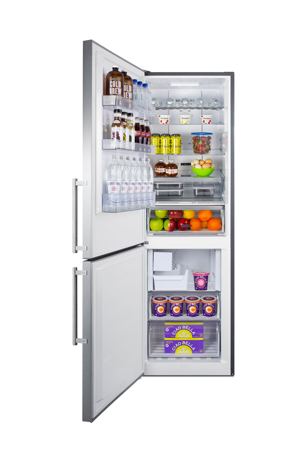 24" Wide Bottom Freezer Refrigerator with Icemaker