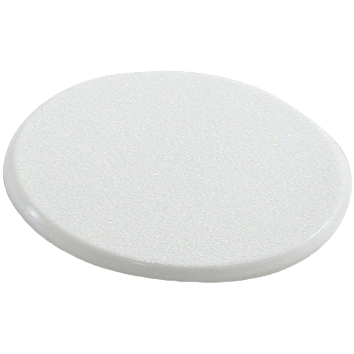 White circular wall protector with textured surface designed for home improvement and tools use