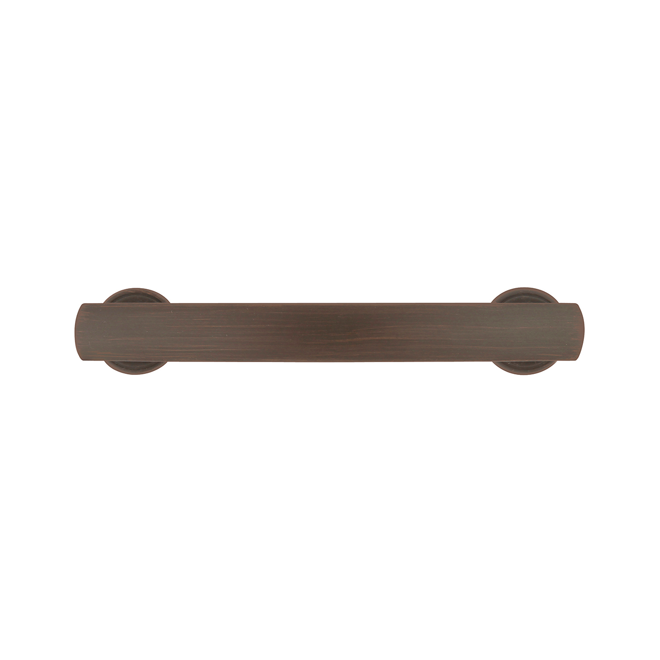 Vintage bronze cabinet pull with curved retro diner style for hardware and furniture accessories collections