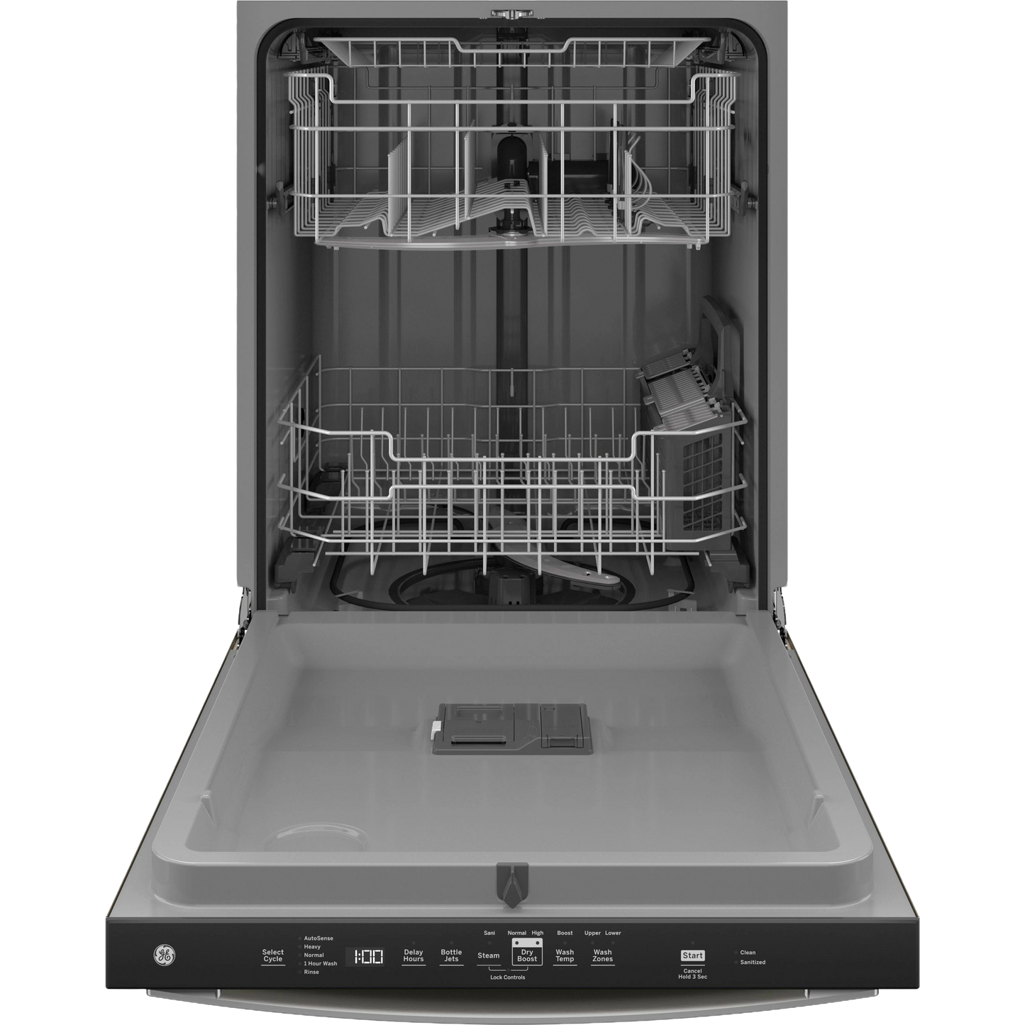GE® ENERGY STAR® Top Control with Plastic Interior Dishwasher with Sanitize Cycle & Dry Boost