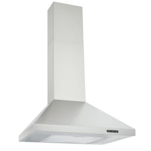 24" Pyramidal Chimney Hood, 400 CFM, Elect Control