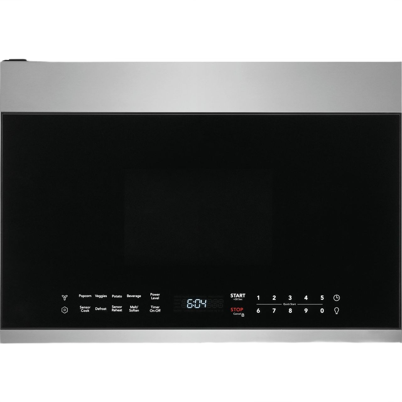 Stainless steel over-the-range microwave with digital touch control panel and LED display in Kitchen & Kitchenware collection