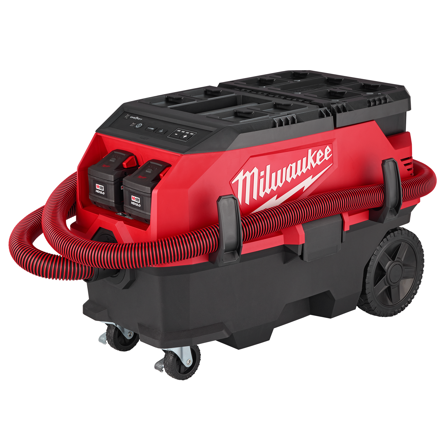 Milwaukee M18 FUEL™ 9 Gallon Dual Battery Dust Extractor w/ PACKOUT™ Compatibility and VACLINK™ Kit