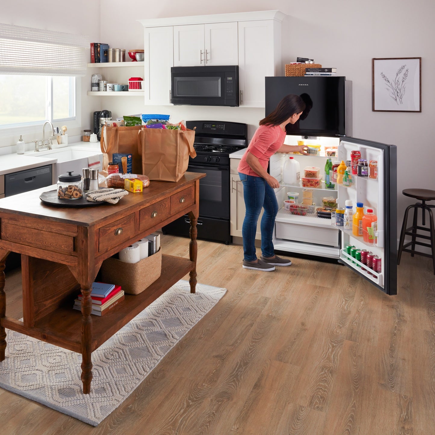 1.6 Cu. Ft. AOver-the-Range Microwave with Add 0:30 Seconds