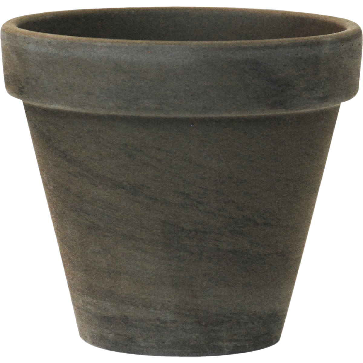 ceramo flower pots Deroma 4.3" Clay Standard Planter, Moka