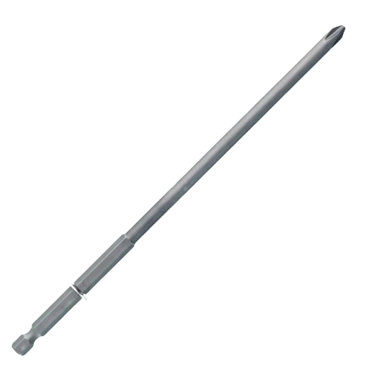 Steel Phillips screwdriver bit designed for power tool use, ideal for home improvement and tool accessories collections