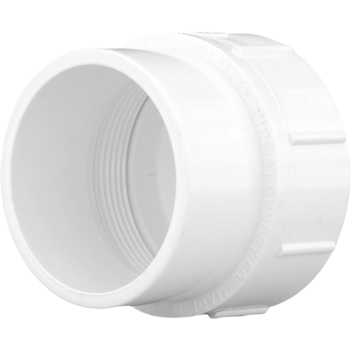 White PVC Schedule 40 DWV cleanout fitting with threaded plug for plumbing in pipes & fittings under $50 collections