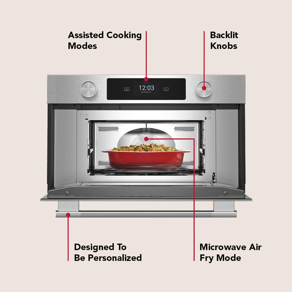 30-inch Electric Combo Wall Oven with No Preheat Air Fry Mode - PrintShield™ Finish