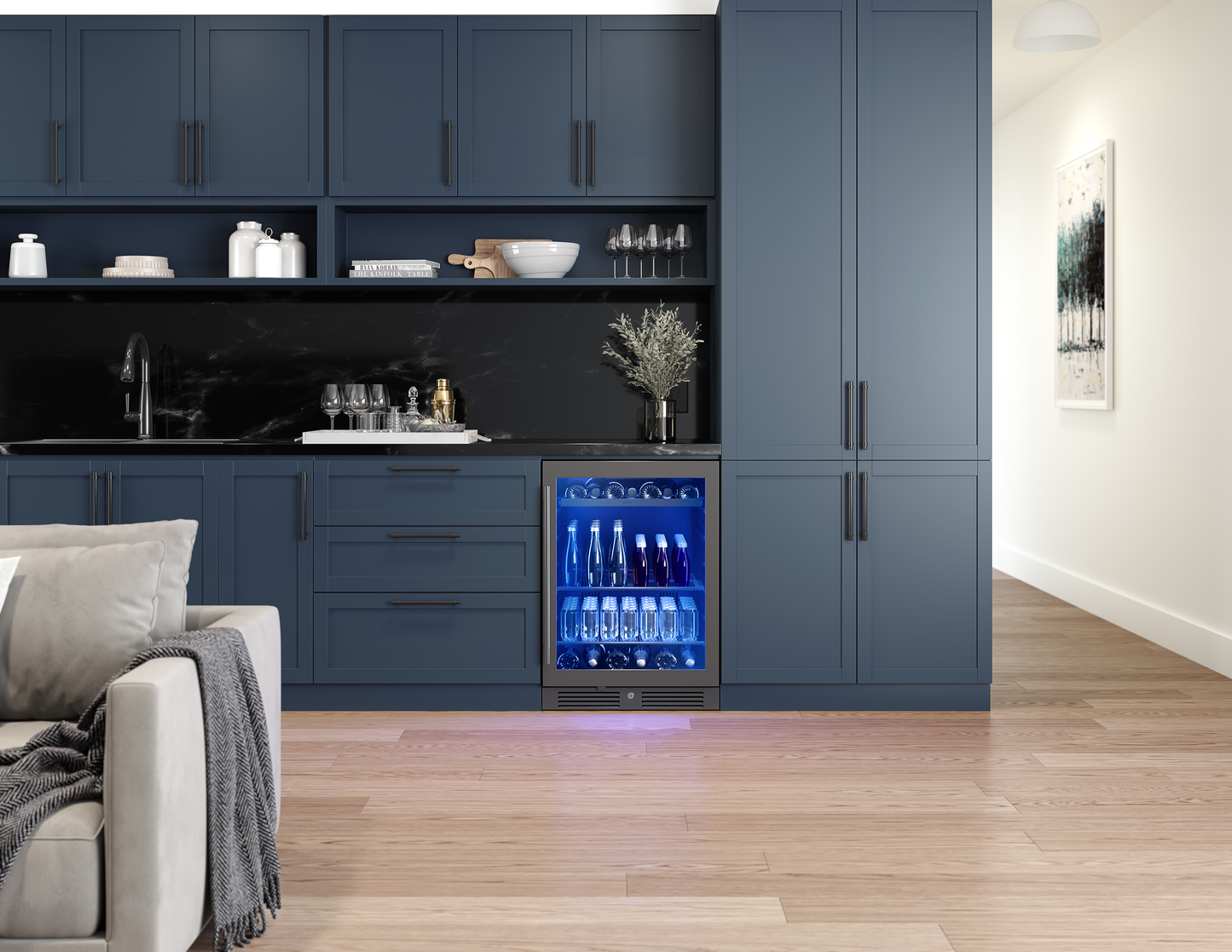 Beverage Center 24", Reversible Single Zone