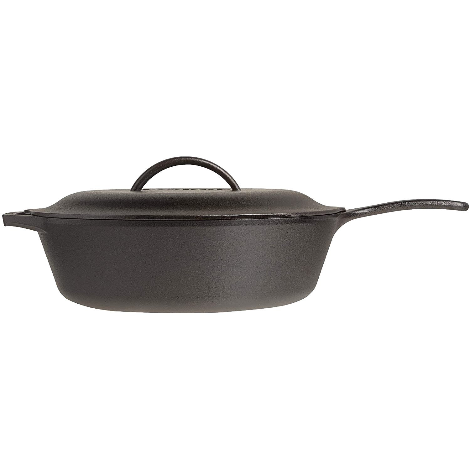 Extra deep cast iron chicken fryer with lid and handle for kitchenware and Lodge Cast Iron collections