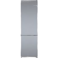 Freestanding bottom freezer refrigerator in stainless steel with anti-fingerprint finish in kitchen appliance collection